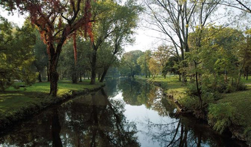 Un suggestivo tratto del fiume Lambro