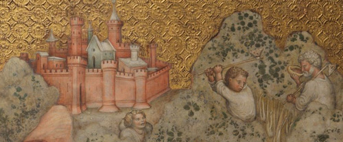 Mietitura al tempo dei Visconti (Cappella di Teodoolinda, Duomo Monza)